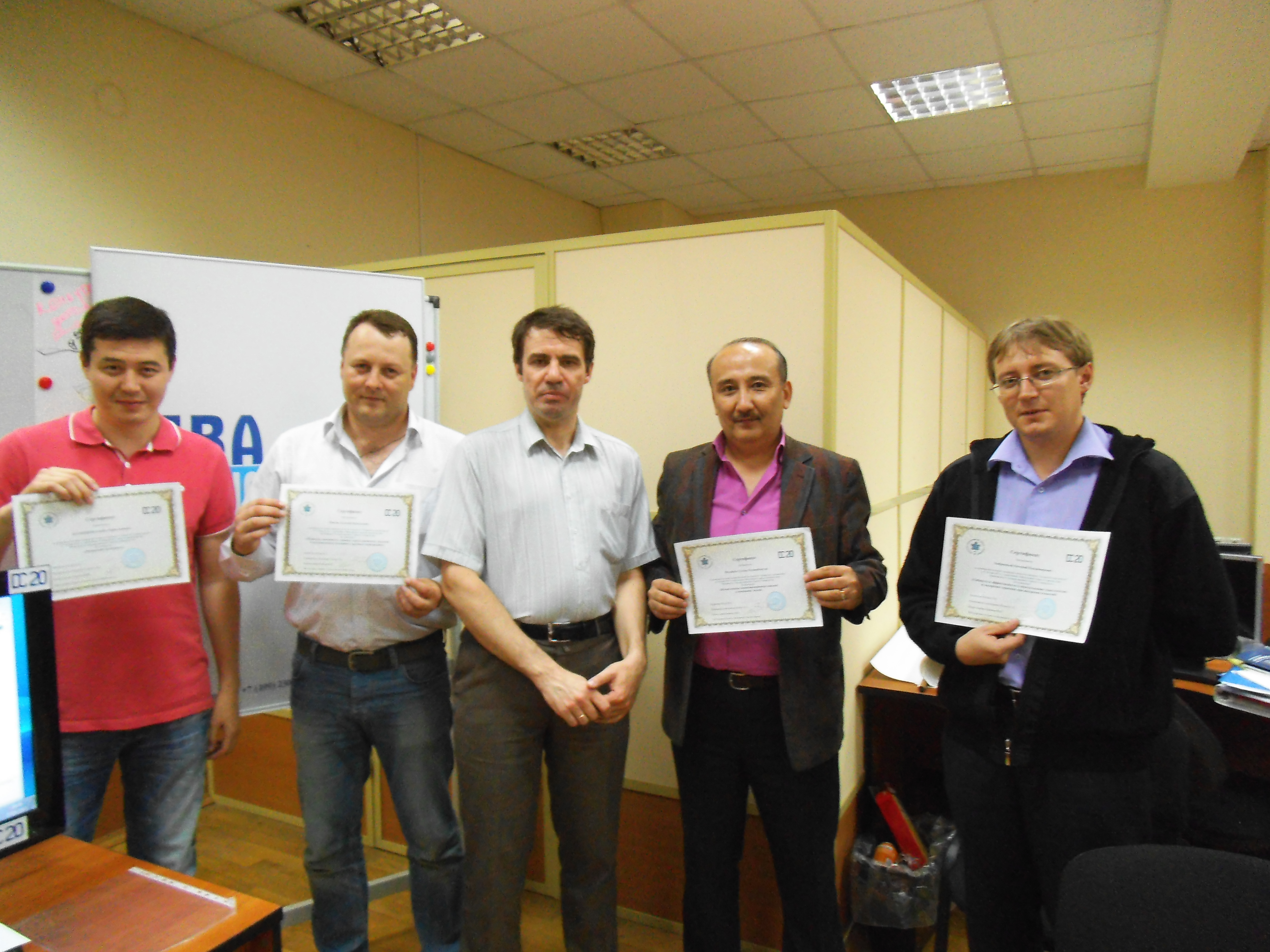 The first group of MBAs with NAC Kazatomprom, May, 2013