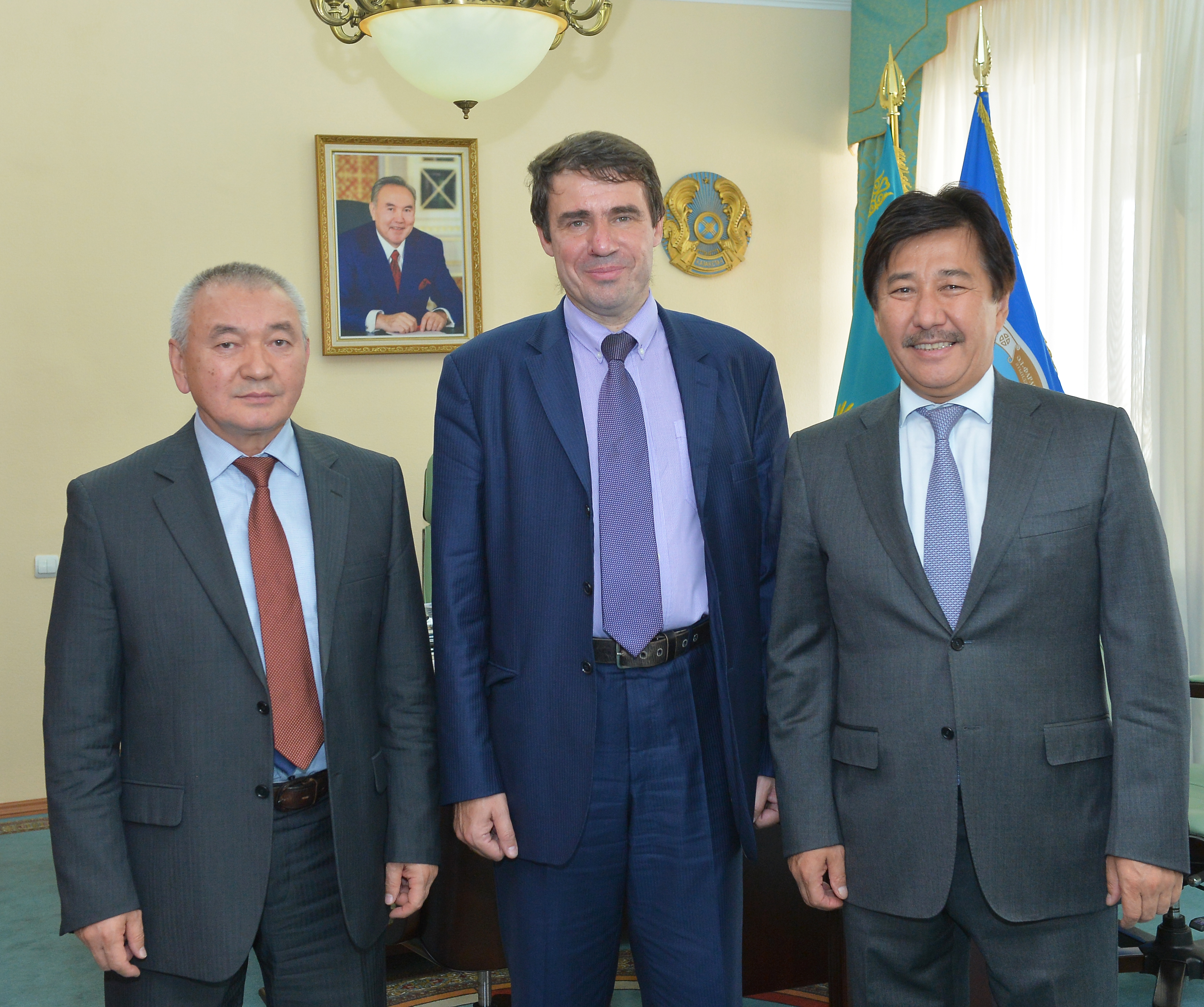 Meeting of the Head of the Center for the Development of Advanced Competencies of industry leaders of NUST MISIS Puchkova A.L. with the Rector of the Kazakhstan State University (Almaty) Mutanov G.M.